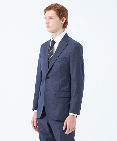 MACKINTOSH PHILOSOPHY(マッキントッシュ フィロソフィー)の「トロッター ジャケット#108 ウール混グレンチェック(テーラードジャケット・メンズ・グレー系その他/ブルー・40/38)」の6枚目の写真