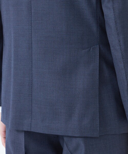 MACKINTOSH PHILOSOPHY(マッキントッシュ フィロソフィー)の「トロッター ジャケット#108 ウール混グレンチェック(テーラードジャケット・メンズ・グレー系その他/ブルー・40/38)」の10枚目の写真