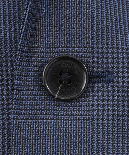 MACKINTOSH PHILOSOPHY(マッキントッシュ フィロソフィー)の「トロッター ジャケット#108 ウール混グレンチェック(テーラードジャケット・メンズ・グレー系その他/ブルー・40/38)」の11枚目の写真