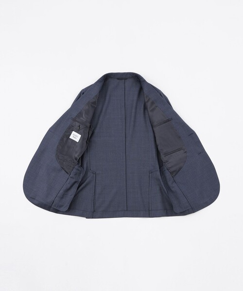 MACKINTOSH PHILOSOPHY(マッキントッシュ フィロソフィー)の「トロッター ジャケット#108 ウール混グレンチェック(テーラードジャケット・メンズ・グレー系その他/ブルー・40/38)」の12枚目の写真