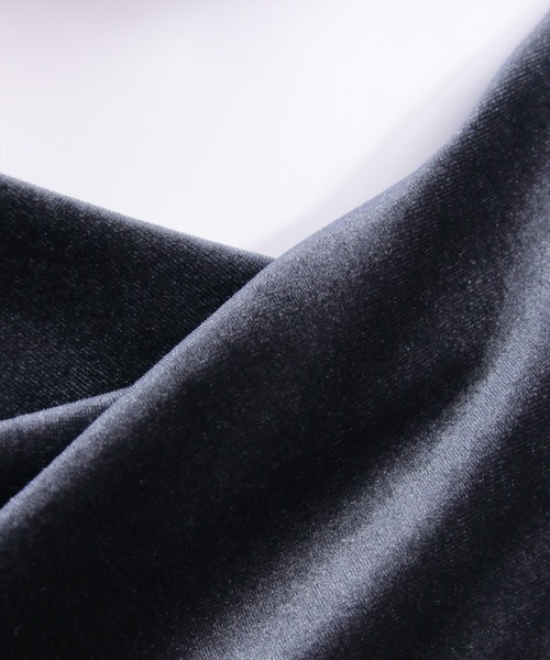 CLEAR BASIC（クリアベーシック）の「ベロアドレープトップス[大人 フェミニン 上品]≪AW新作≫（Tシャツ/カットソー・レディース・ライトベージュ/チャコールグレー/モカ/ピンク・F）」の9枚目の写真