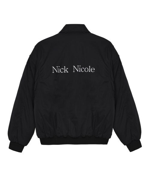 NICK&NICOLE(ニックアンドニコール)の「NICOLE VARSITY PADDING JUMPER_BLACK(ダウンジャケット/コート・レディース・その他・FREE)」の5枚目の写真