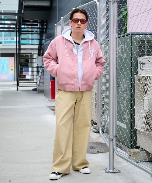 CONZ（コンズ）の「SHORT ZIP HOODIE/ショートジップフーディー/スウェット/冷房対策/NVRFRGT/CONZ（パーカー・メンズ・ホワイト/グレー/ブラック・1/3/2）」の20枚目の写真