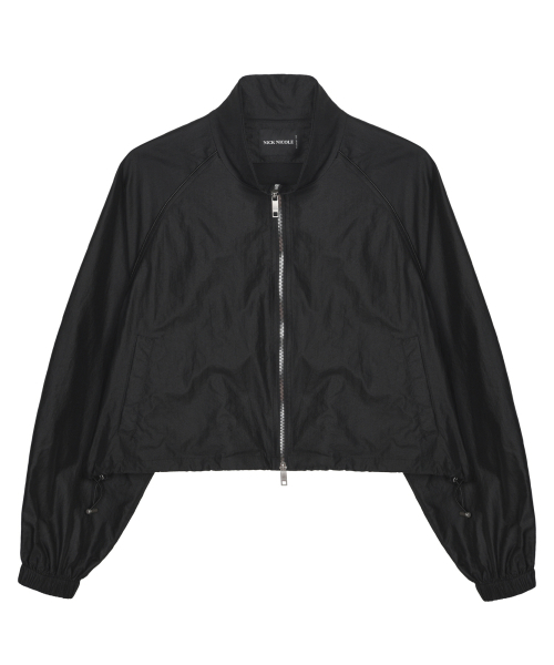 NICK&NICOLE(ニックアンドニコール)の「UTILITY GROOVY COATING JUMPER_BLACK(ナイロンジャケット・レディース・その他・FREE)」の4枚目の写真