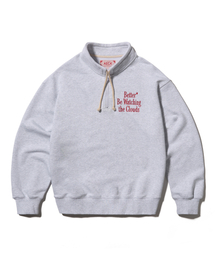 AECA（エイカ）の「BETTER HALF ZIP UP SWEAT SHIRTS-LIGHT GREY（パーカー）」