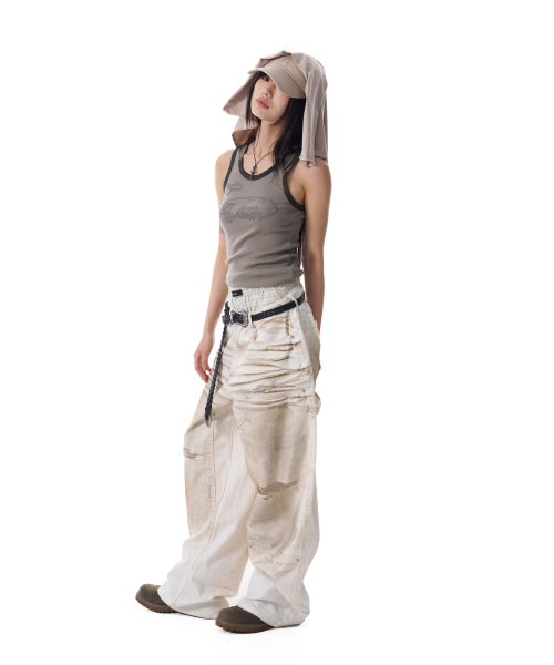 AAKAM(アーカム)の「Rope Contrast Camo Sleeveless (Khaki)(Tシャツ/カットソー・レディース・その他・2/1)」の5枚目の写真