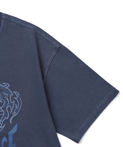 GAKKAI UNIONS(ガッカイユニオンズ)の「ピースピグメント半袖Tシャツ ダイブブルー(Tシャツ/カットソー・レディース・その他・LARGE/MEDIUM)」の4枚目の写真