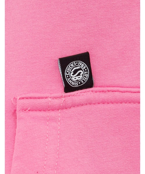 Little sunny bite（リトルサニーバイト）の「pockets hoodie（パーカー・レディース・ブラック/グリーン/ピンク・SMALL/MEDIUM）」の9枚目の写真