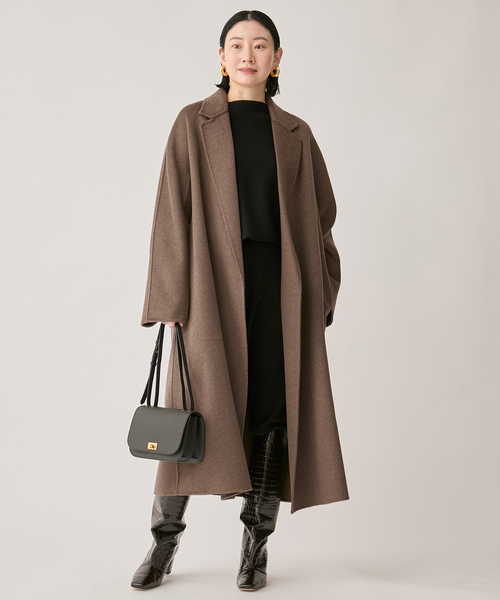 VERMEIL par ienaヴェルメイユ　イエナワッフルウールニットコート VERMEIL par ienaヴェルメイユ イエナワッフルウールニットコート