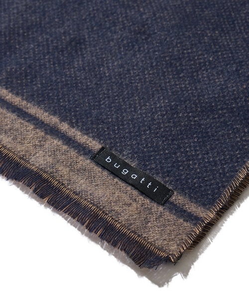 TETE HOMME(テットオム)の「【WEB限定】カシミアタッチ ダブルフェイスマフラー(マフラー・メンズ・グレー/ブラック/ブラウン/ネイビー・FREE)」の10枚目の写真