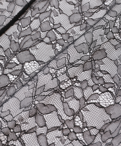 Noble（ノーブル）の「《追加》ラッセルレースギャザーキャミ（キャミソール・レディース・アイボリー/ブラック・FREE）」の18枚目の写真