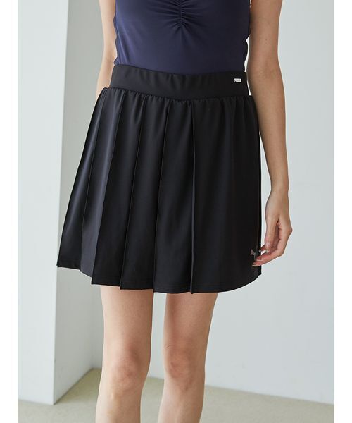 PUMA（プーマ）の「【SNIDEL×PUMA】プリーツミニスカショーパン（その他パンツ・レディース・ブラック/ライトグレー・S）」の4枚目の写真