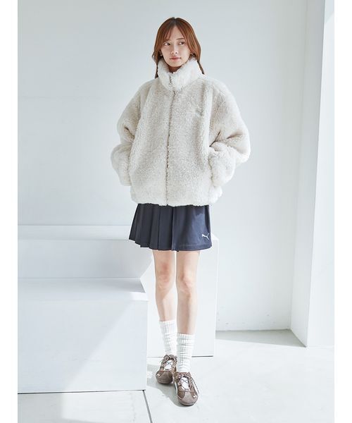 PUMA（プーマ）の「【SNIDEL×PUMA】プリーツミニスカショーパン（その他パンツ・レディース・ブラック/ライトグレー・S）」の12枚目の写真