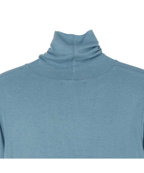 LAP(ラップ)の「レーヨンスパンタートルネックTシャツ AR4CTA61(Tシャツ/カットソー・レディース・Wine/ブラック/アイボリー/ミックスグレー/スカイブルー・FREE)」の11枚目の写真
