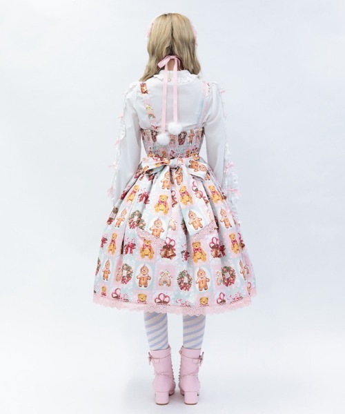 クリスマス柄ジャンスカ（ワンピース）｜Chalmiere（シャルミエール