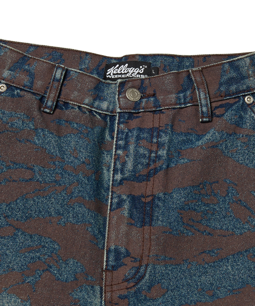 WKNDRS(ウィーキャンドース)の「KELLOGGS TIGER CAMO DENIM PANTS (DENIM)(デニムパンツ・レディース・その他・MEDIUM/LARGE/X-LARGE)」の9枚目の写真