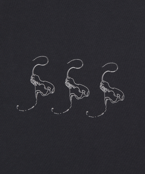 NOMANUAL(NOMANUAL)の「SLASH LONG SLEEVE TEE - WASHED BLACK(Tシャツ/カットソー・レディース・その他・SMALL/MEDIUM/LARGE/X-LARGE)」の7枚目の写真