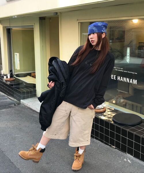 NOMANUAL(NOMANUAL)の「SLASH LONG SLEEVE TEE - WASHED BLACK(Tシャツ/カットソー・レディース・その他・SMALL/MEDIUM/LARGE/X-LARGE)」の15枚目の写真