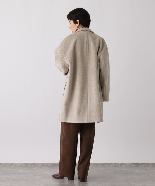 studio CLIP(スタディオクリップ)の「《ウタオ》テーラードコート(チェスターコート・レディース・ベージュ/チャコール/ライトグレー・FREE)」の19枚目の写真