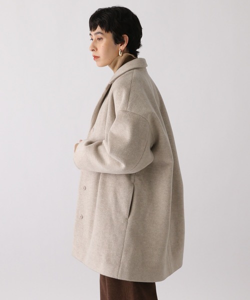 studio CLIP(スタディオクリップ)の「《ウタオ》テーラードコート(チェスターコート・レディース・ベージュ/チャコール/ライトグレー・FREE)」の21枚目の写真