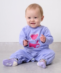 X-girl Stages | ベアプリントスウェット2WAYオール(ロンパース)