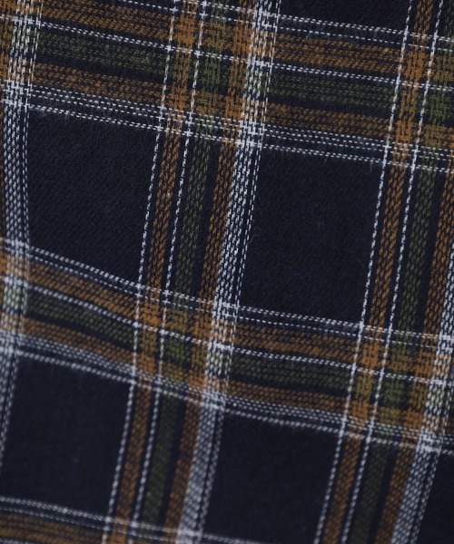 A.N.L(エーエヌエル レーベル)の「A.N.L タータンチェック柄前開きワンピース(シャツワンピース・レディース・ブラック/ネイビー・38)」の21枚目の写真