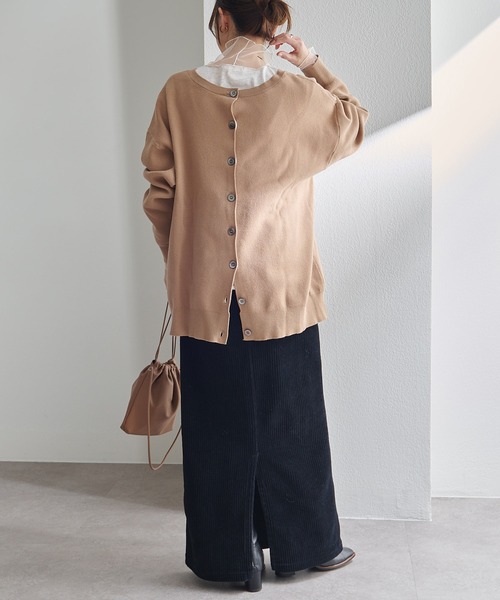 PUAL CE CIN(ピュアルセシン)の「チュールドッキングレイヤードカットソー(Tシャツ/カットソー・レディース・ブラック/ライトグレー・FREE)」の11枚目の写真