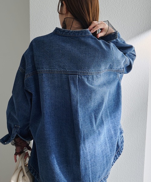 PUAL CE CIN(ピュアルセシン)の「チュールドッキングレイヤードカットソー(Tシャツ/カットソー・レディース・ブラック/ライトグレー・FREE)」の17枚目の写真