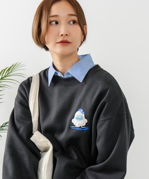 【C-FORT POINT/フォートポイント】オバケスケボー 刺繍トレーナー