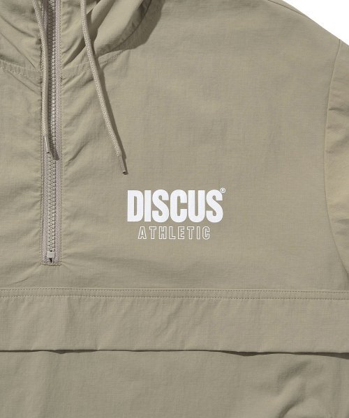 DISCUS ATHLETIC（ディスカス　アスレチック）の「ロゴアノラックジャケットサンドベージュ（ナイロンジャケット・レディース・その他・MEDIUM/X-LARGE/LARGE）」の5枚目の写真