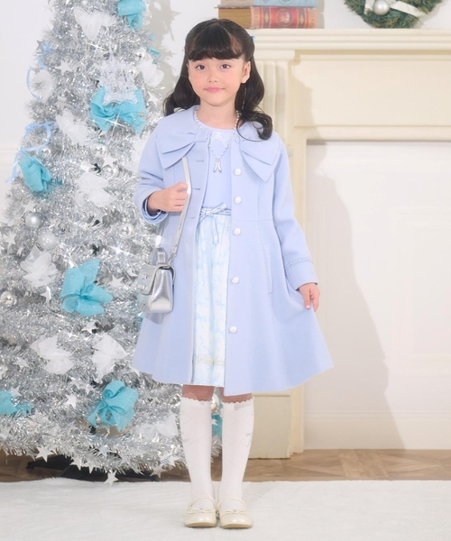 リボンカラー ウールコート（ダッフルコート）｜mezzo piano