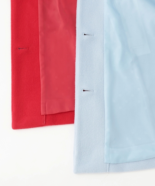 セール】リボンカラー ウールコート（ダッフルコート）｜mezzo piano