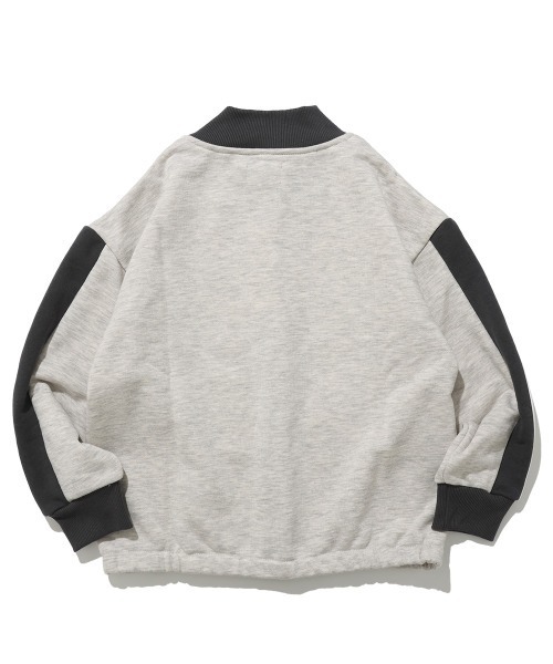 KRIFF MAYER Kid's Collection（クリフメイヤーキッズコレクション）の「【伸縮性】裏毛スタンドネックジャケット（その他アウター・キッズ・チャコール/ネイビー/グリーン/グレー・120/130/140/150/160/170）」の13枚目の写真