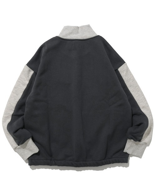 KRIFF MAYER Kid's Collection（クリフメイヤーキッズコレクション）の「【伸縮性】裏毛スタンドネックジャケット（その他アウター・キッズ・チャコール/ネイビー/グリーン/グレー・120/130/140/150/160/170）」の5枚目の写真