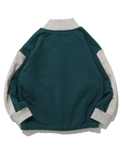 KRIFF MAYER Kid's Collection（クリフメイヤーキッズコレクション）の「【伸縮性】裏毛スタンドネックジャケット（その他アウター・キッズ・チャコール/ネイビー/グリーン/グレー・120/130/140/150/160/170）」の7枚目の写真