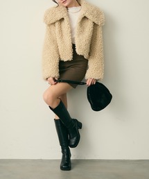 Lunea（ルネア）の「プードルファーコート（ブルゾン）」