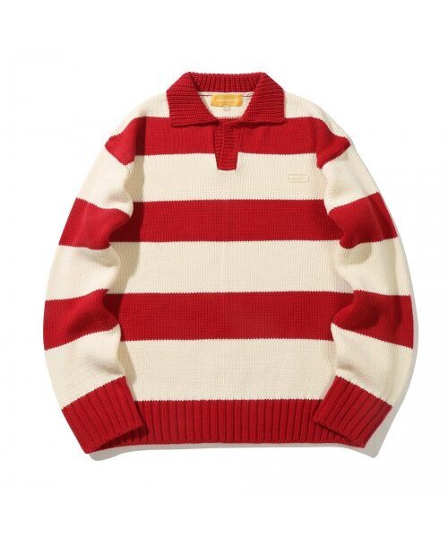 MAINBOOTH（メインブース）の「Traveler Oversized Sweater(ROSE RED)（ニット/セーター・レディース・その他・2/3）」の2枚目の写真