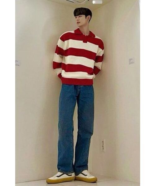 MAINBOOTH（メインブース）の「Traveler Oversized Sweater(ROSE RED)（ニット/セーター・レディース・その他・2/3）」の12枚目の写真