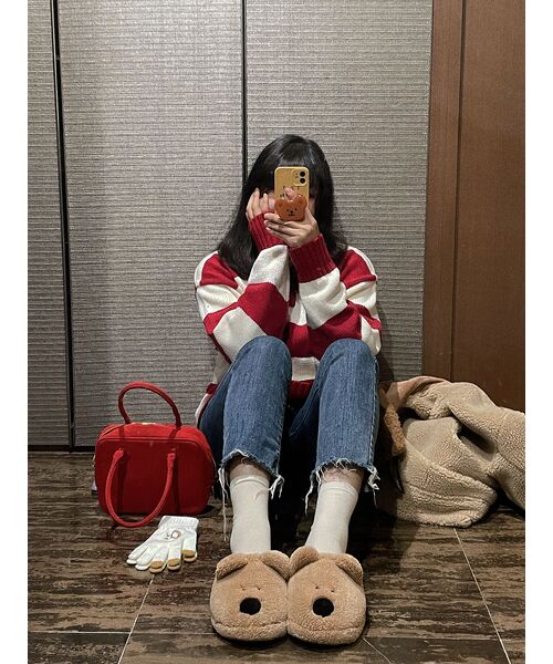 MAINBOOTH（メインブース）の「Traveler Oversized Sweater(ROSE RED)（ニット/セーター・レディース・その他・2/3）」の15枚目の写真