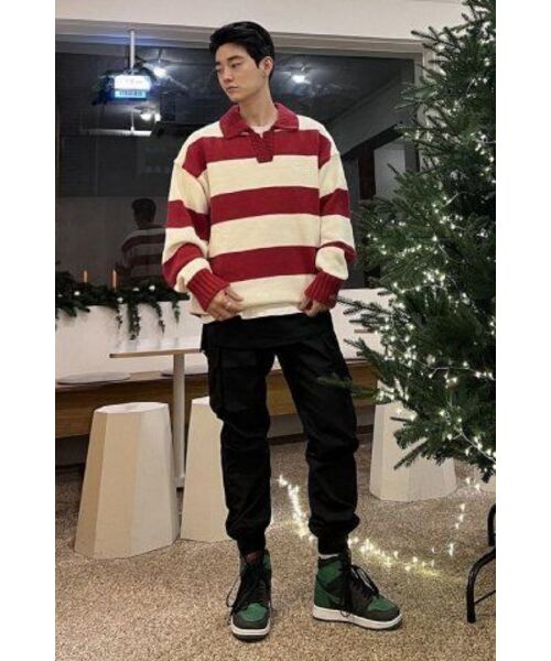 MAINBOOTH（メインブース）の「Traveler Oversized Sweater(ROSE RED)（ニット/セーター・レディース・その他・2/3）」の18枚目の写真