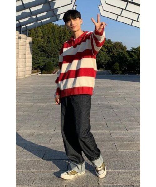 MAINBOOTH（メインブース）の「Traveler Oversized Sweater(ROSE RED)（ニット/セーター・レディース・その他・2/3）」の19枚目の写真