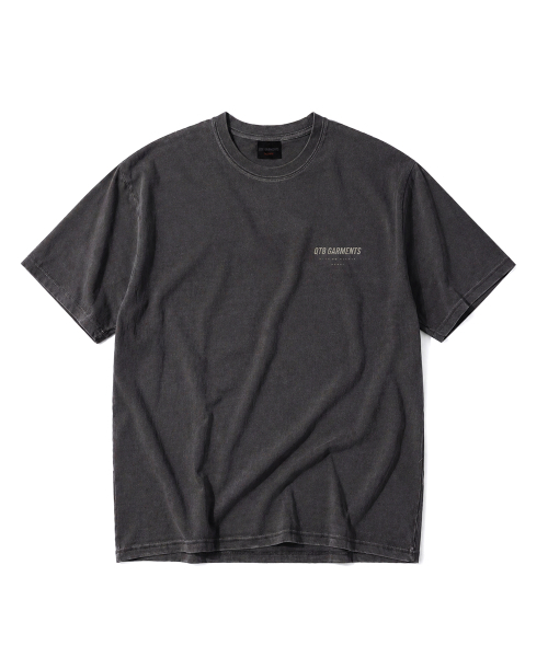 QT8 GARMENTS(キューティーエイトガーメント)の「LB Pigment Simple Logo Tee (Charcoal)(Tシャツ/カットソー・レディース・その他・MEDIUM/LARGE/X-LARGE/SMALL)」の2枚目の写真