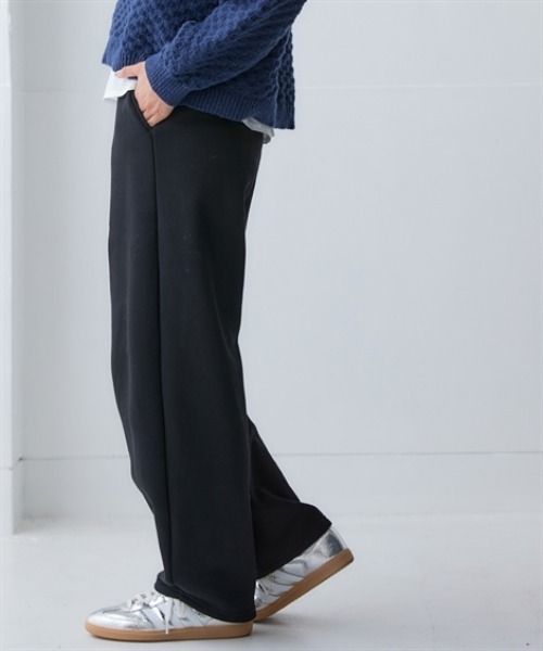 nissen（ニッセン）の「綿100％裏起毛バレルレッグシルエットスウェットパンツ＜大きいサイズ有＞（その他パンツ・レディース・アイボリー/ブラック/杢グレー・4L/5L/8L/10L/6L/LL/S/M/L/3L）」の5枚目の写真