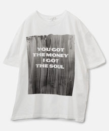 VASTIC（バスティック）の「ペイントグラフィックTシャツ_ホワイト（Tシャツ/カットソー）」