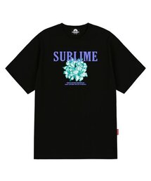 SURLIME FLOWER GRAPHIC Tシャツ - ブラック