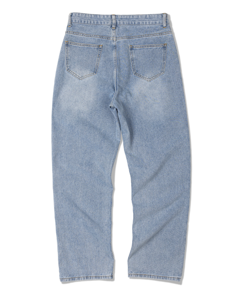 DE GRAND MATIN(ディグランドマーティン)の「SEMI WIDE DENIM PANTS_LIGHT INDIGO(デニムパンツ・メンズ・その他・LARGE/MEDIUM/X-LARGE)」の2枚目の写真