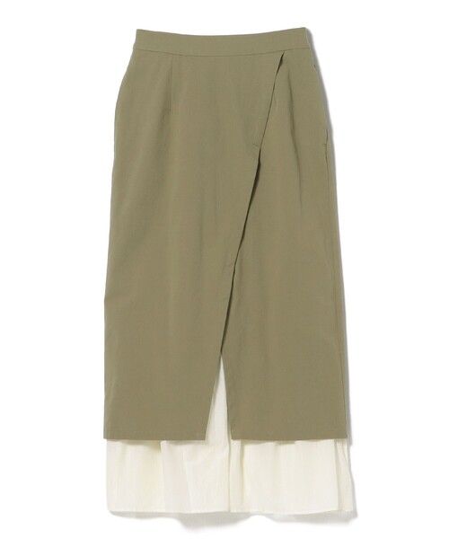 BEAMS HEART(ビームスハート)の「異素材 重ね タイトスカート(スカート・レディース・ブラック/オリーブ/ベージュ・FREE)」の12枚目の写真