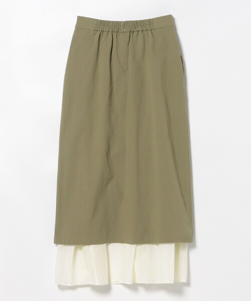 BEAMS HEART(ビームスハート)の「異素材 重ね タイトスカート(スカート・レディース・ブラック/オリーブ/ベージュ・FREE)」の13枚目の写真