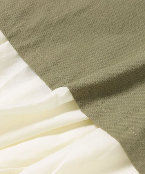 BEAMS HEART(ビームスハート)の「異素材 重ね タイトスカート(スカート・レディース・ブラック/オリーブ/ベージュ・FREE)」の15枚目の写真