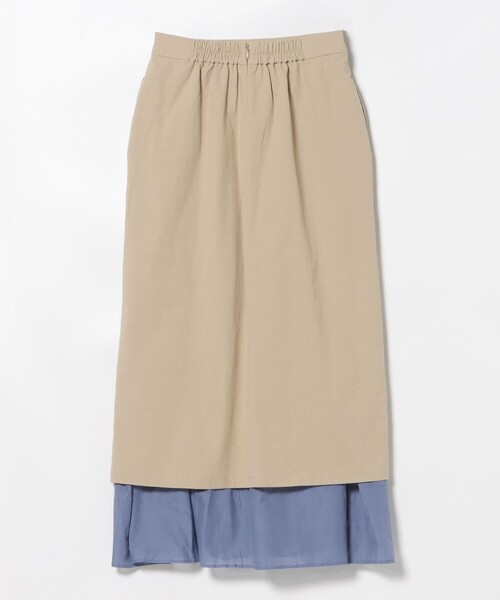 BEAMS HEART(ビームスハート)の「異素材 重ね タイトスカート(スカート・レディース・ブラック/オリーブ/ベージュ・FREE)」の21枚目の写真